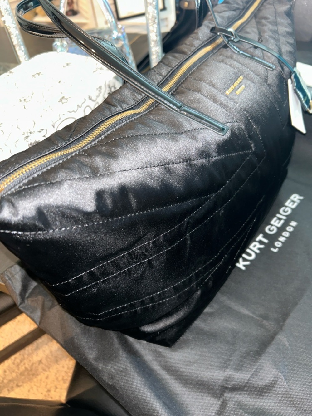 Kurt Geiger Recycled Union Jack Tote Bag - Picture 3 of 12